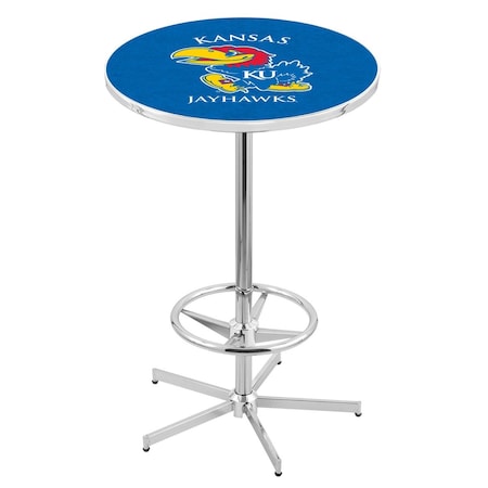 Holland Bar Stool Co 42" Chrome Kansas Pub Table L216C4228KnsasU